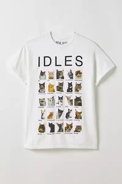 IDLES Cat Graphic Tee