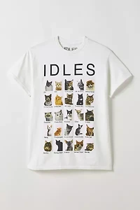 IDLES Cat Graphic Tee
