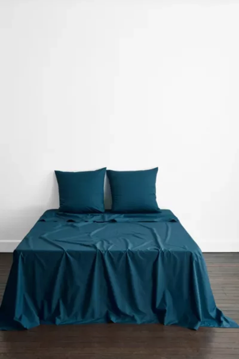 Bed Threads Organic Cotton Percale Square Pillowcase Set