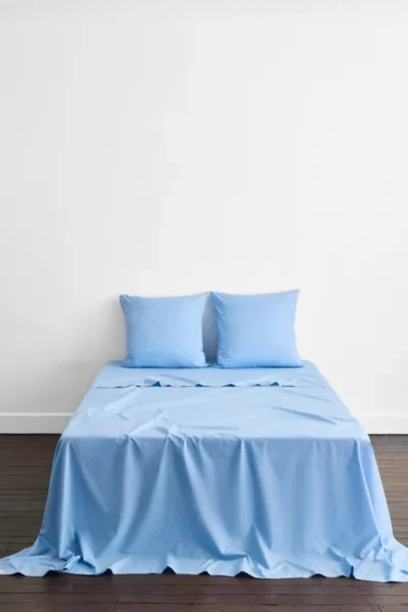 Bed Threads Organic Cotton Percale Square Pillowcase Set