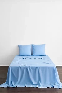 Bed Threads Organic Cotton Percale Square Pillowcase Set