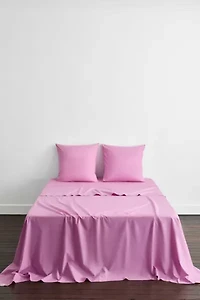 Bed Threads Organic Cotton Percale Square Pillowcase Set