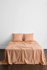 Bed Threads Organic Cotton Percale Square Pillowcase Set