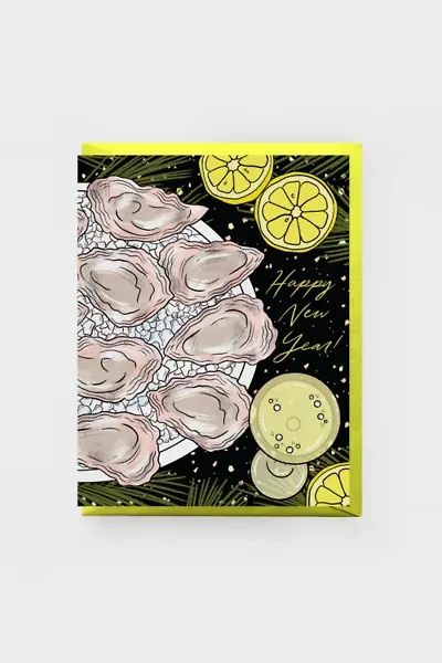 Boss Dotty Oyster New Year Greeting Card