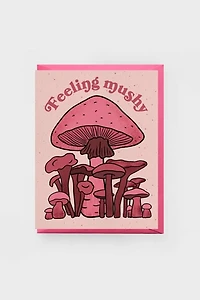 Boss Dotty Mushroom Love Greeting Card