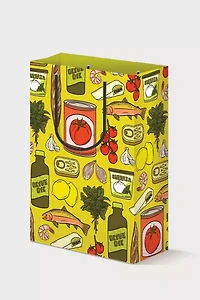 Boss Dotty Grocery Pattern Gift Bag