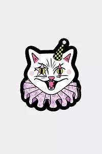 Boss Dotty Cat Clown Sticker