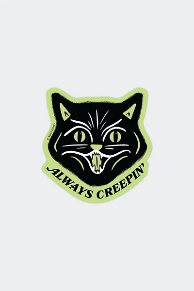 Boss Dotty Glow-In-The-Dark Cat Sticker