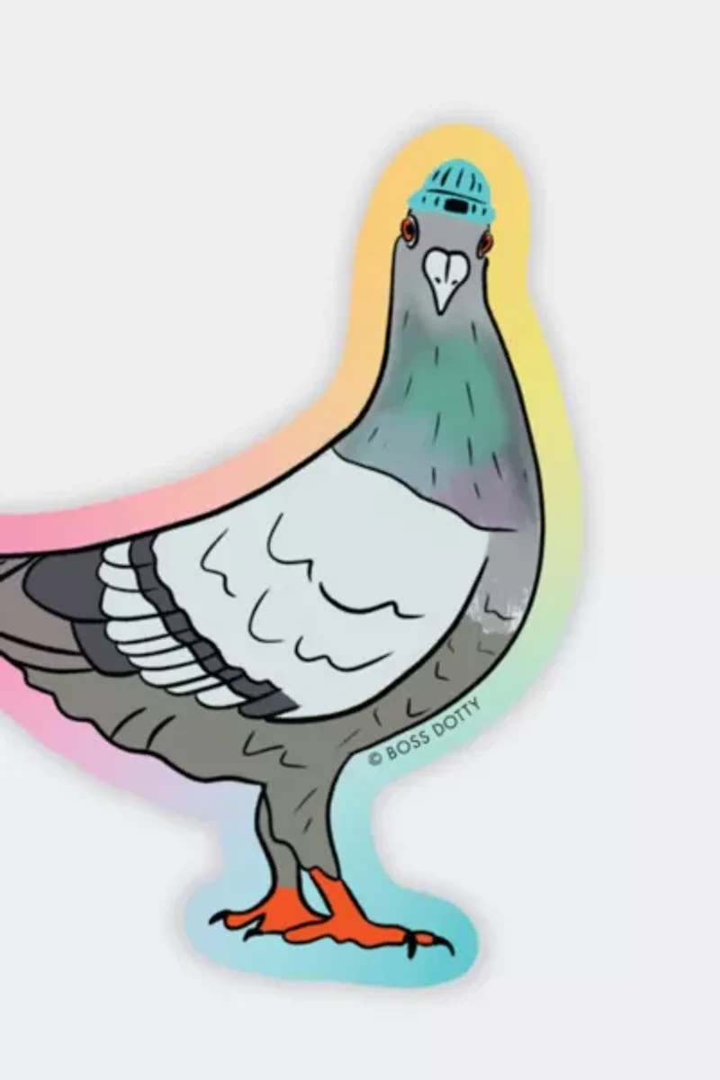 Boss Dotty Pigeon Sticker