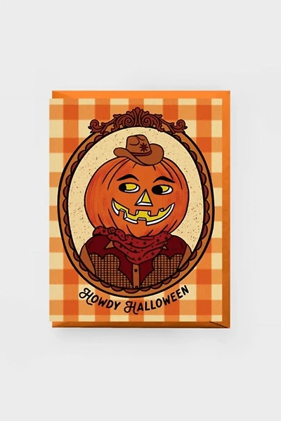 Boss Dotty Howdy Halloween Greeting Card