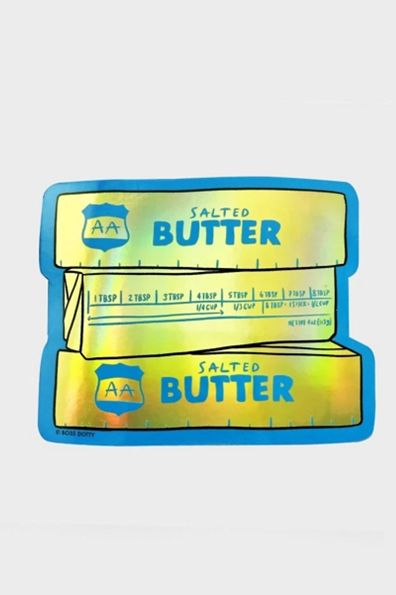 Boss Dotty Holographic Butter Sticker