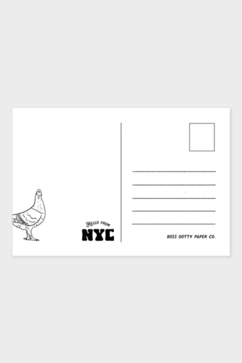 Boss Dotty Greetings From NYC Postcard