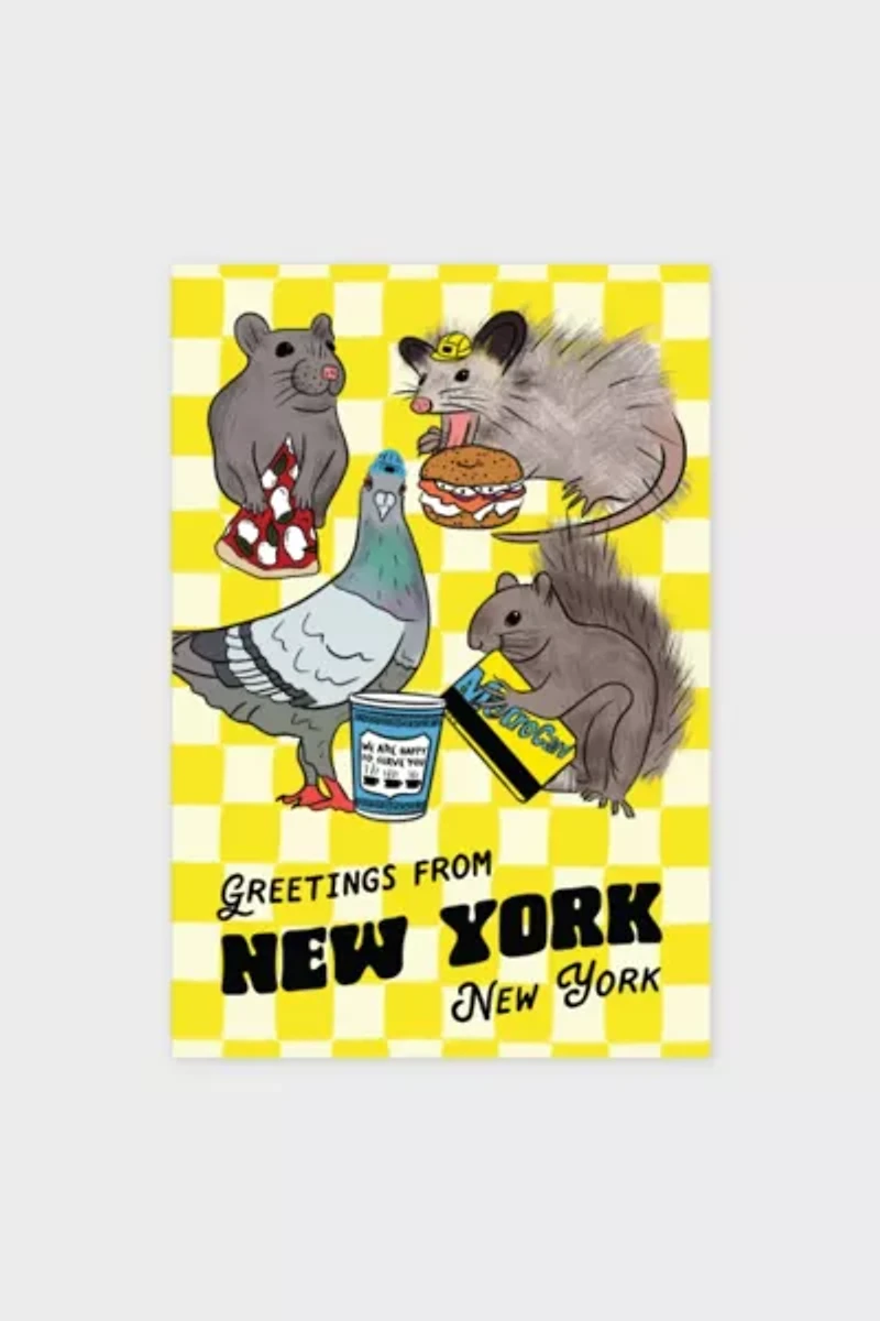 Boss Dotty Greetings From NYC Postcard