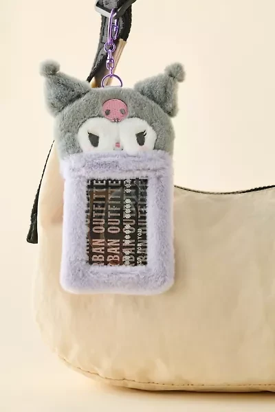 Sanrio Kuromi Plushie Card Holder Keychain