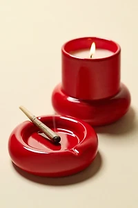 Zaya 8 oz Scented Candle & Ceramic Ashtray