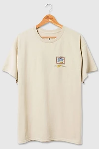 Junk Food Miller Lite Stain Glass Flea Market Tee