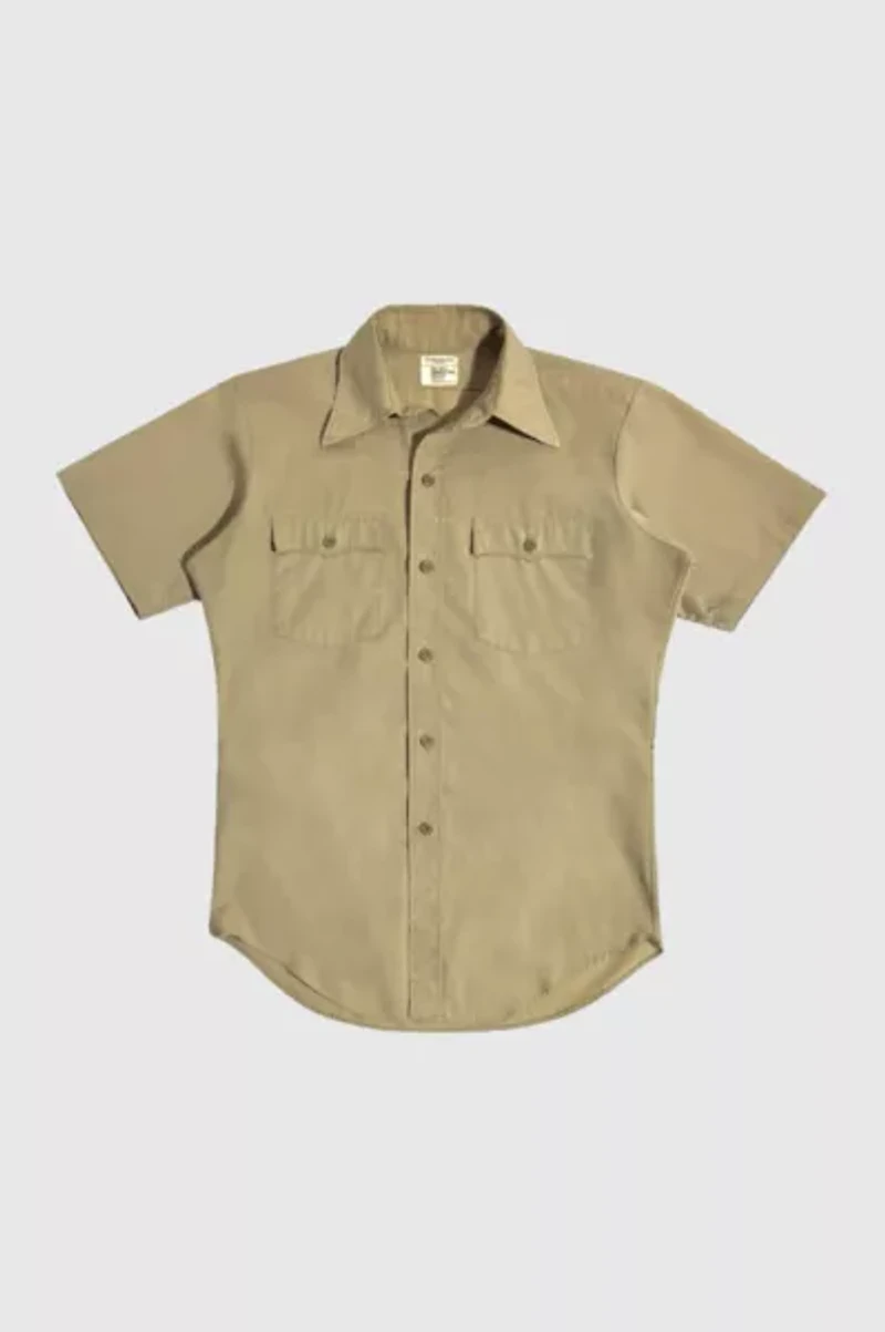 Vintage 1970's Big Mac Cotton Safari Shirt