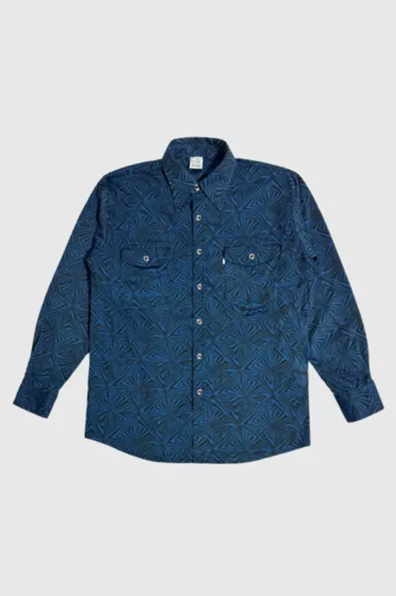 Vintage 1990's Levi’s® Silvertab 70's Atomic Print Western Shirt