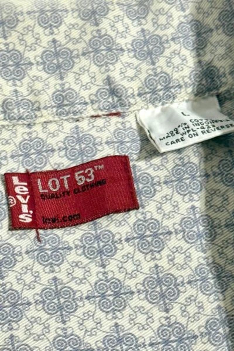Vintage 1990's Levi’s® Tab Printed Shirt