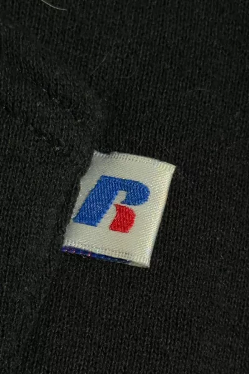 Vintage 1990's Texas Lettered Russell Brushed Hoodie Sweatshirt