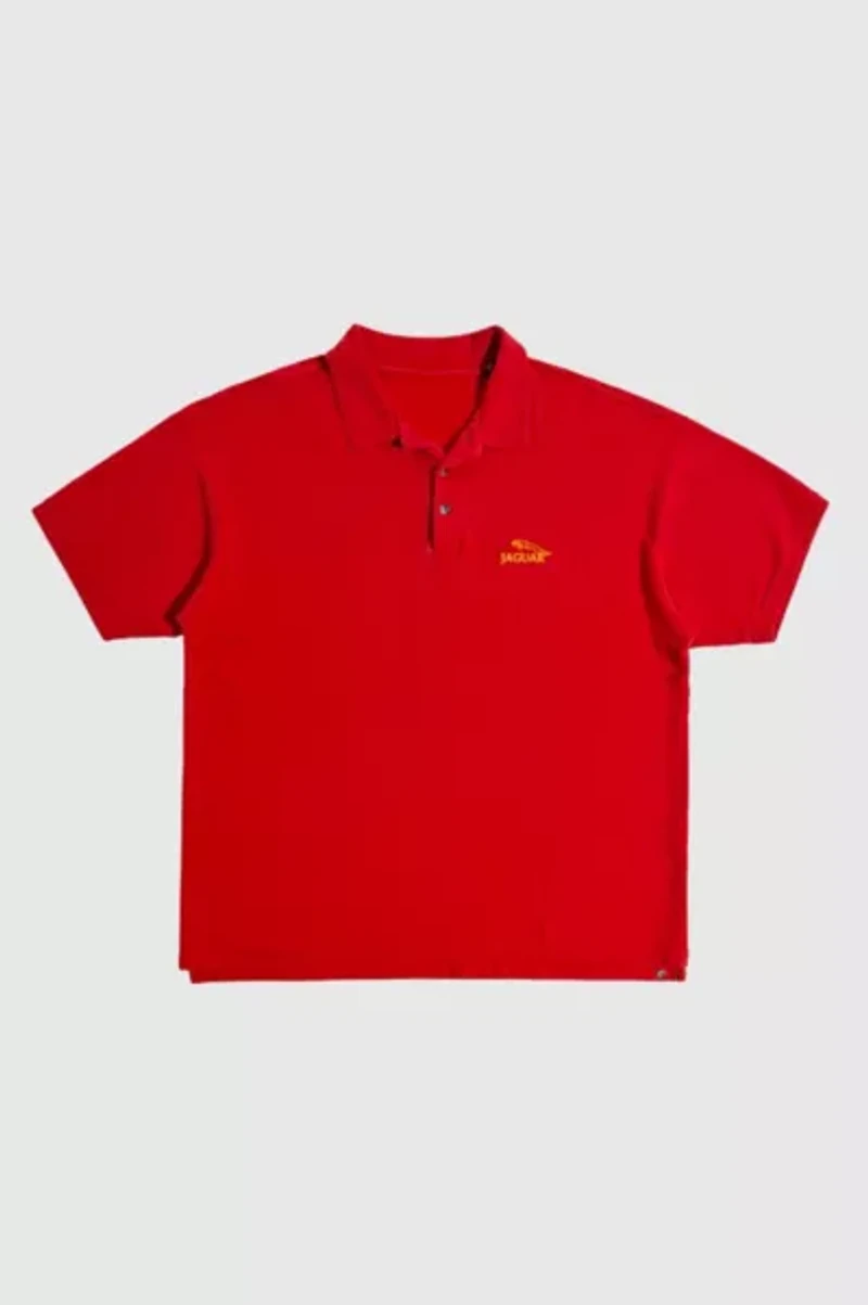 Vintage 1990's Jaguar Automobiles Knit Polo Shirt