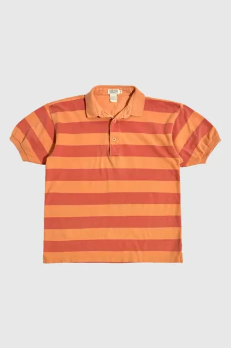 Vintage 1990's Banana Republic Striped Knit Polo Shirt