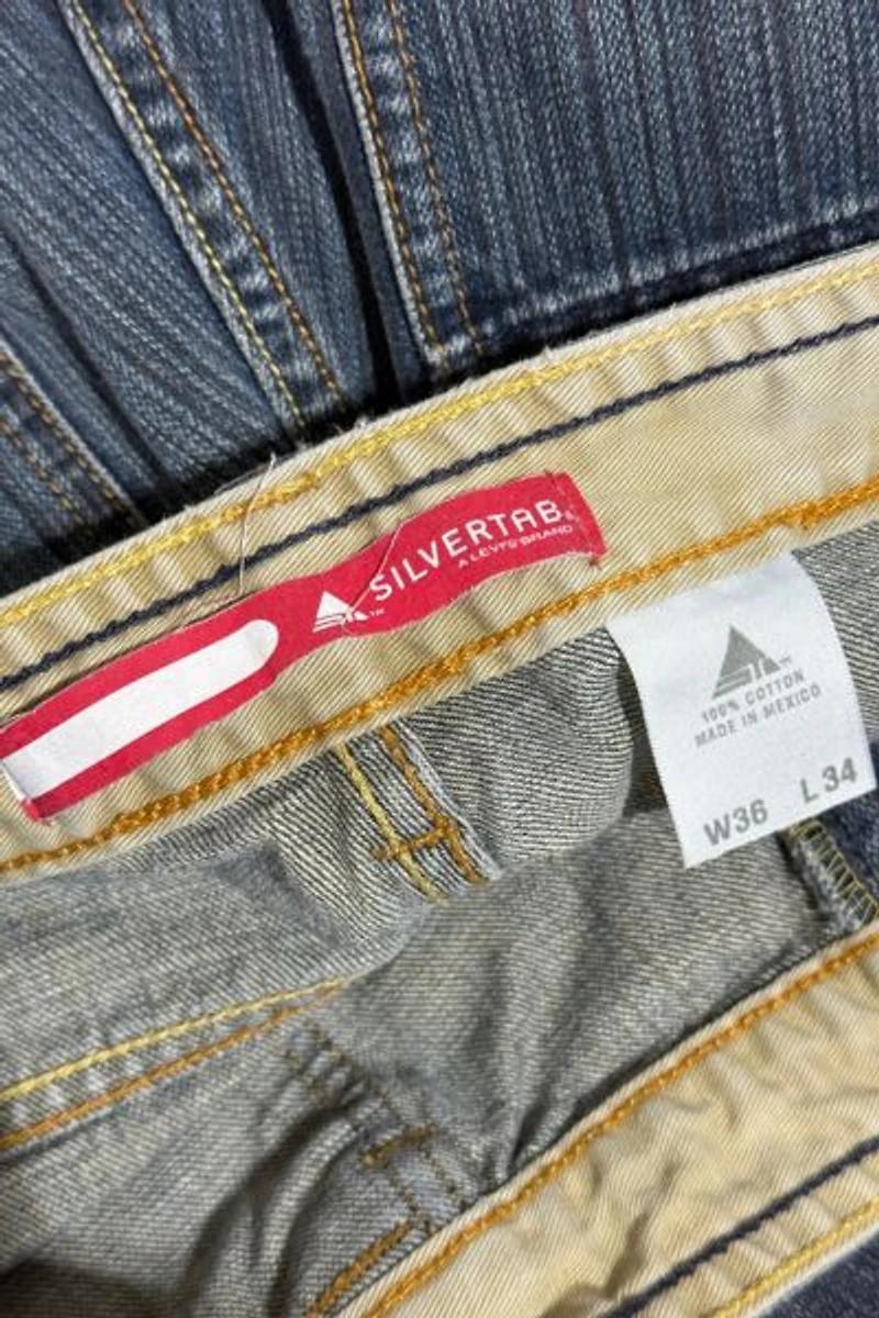 Vintage 1990's Levi’s® Silvertab Baggy Denim Skateboard Jeans