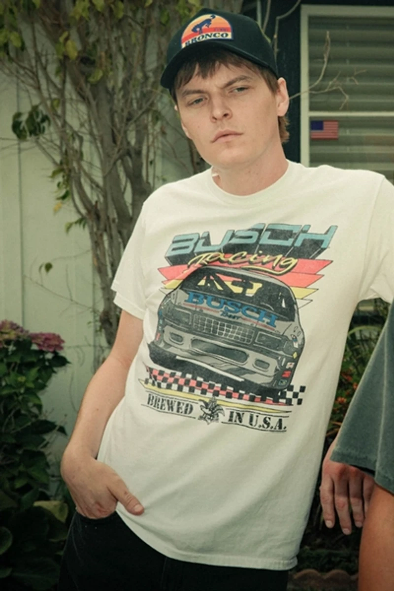 Junk Food Busch Racing Flea Market Tee