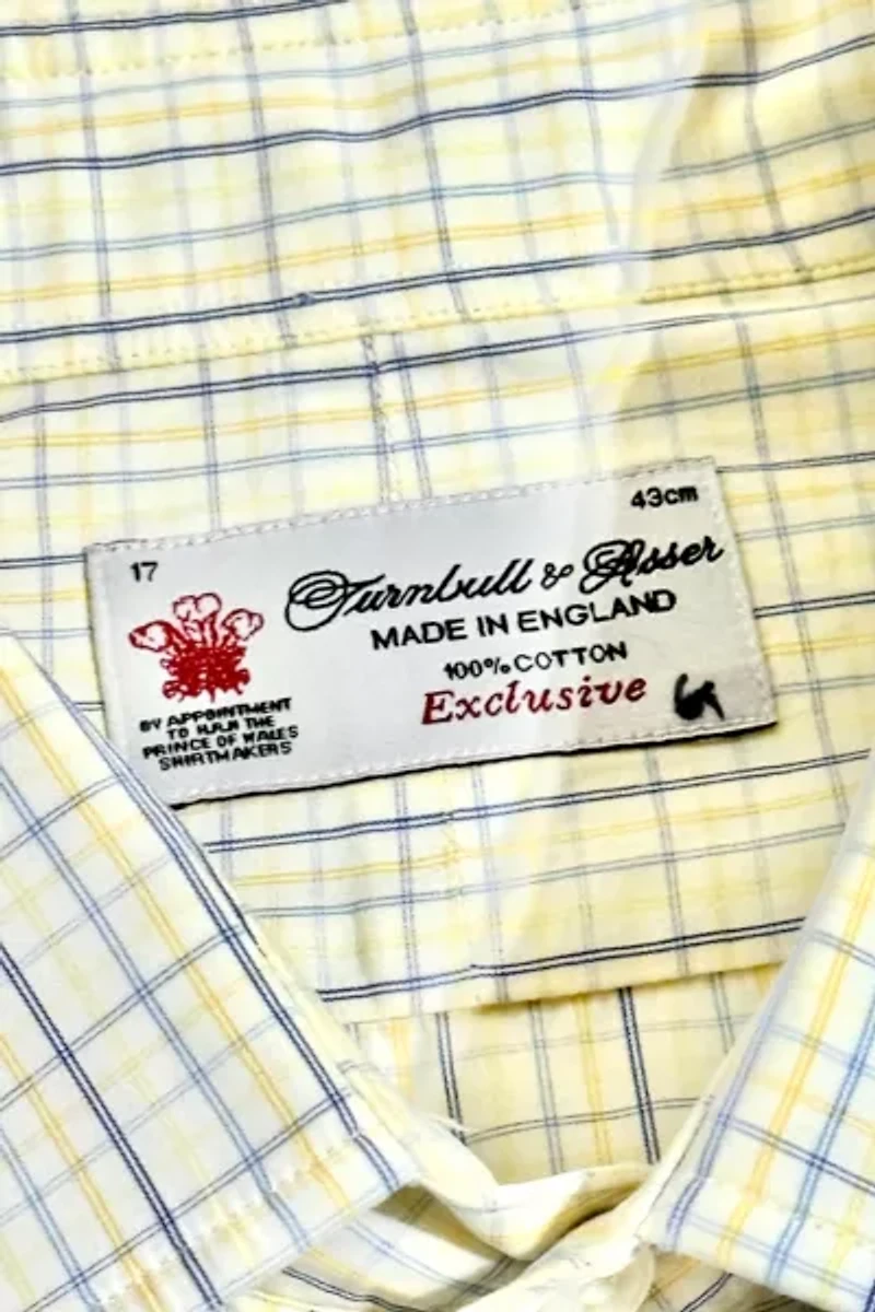 Vintage 2000's Turnbull & Asser Check Shirt