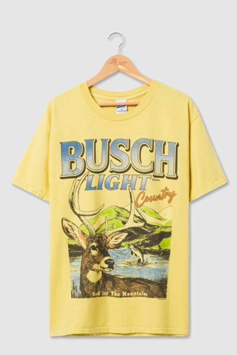 Junk Food Busch Light Deer Flea Market Tee