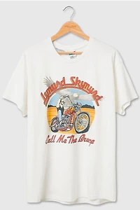 Junk Food Lynyrd Skynyrd Call Me the Breeze Flea Market Tee