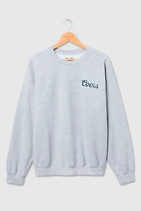 Junk Food Coors The Legend Flea Market Crew Neck Sweatshirt