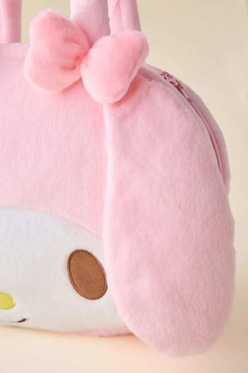 Sanrio Japan Originals My Melody Shaped Plushie Tote Bag