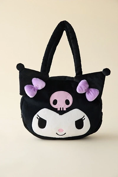 Sanrio Japan Originals Kuromi Shaped Plushie Tote Bag