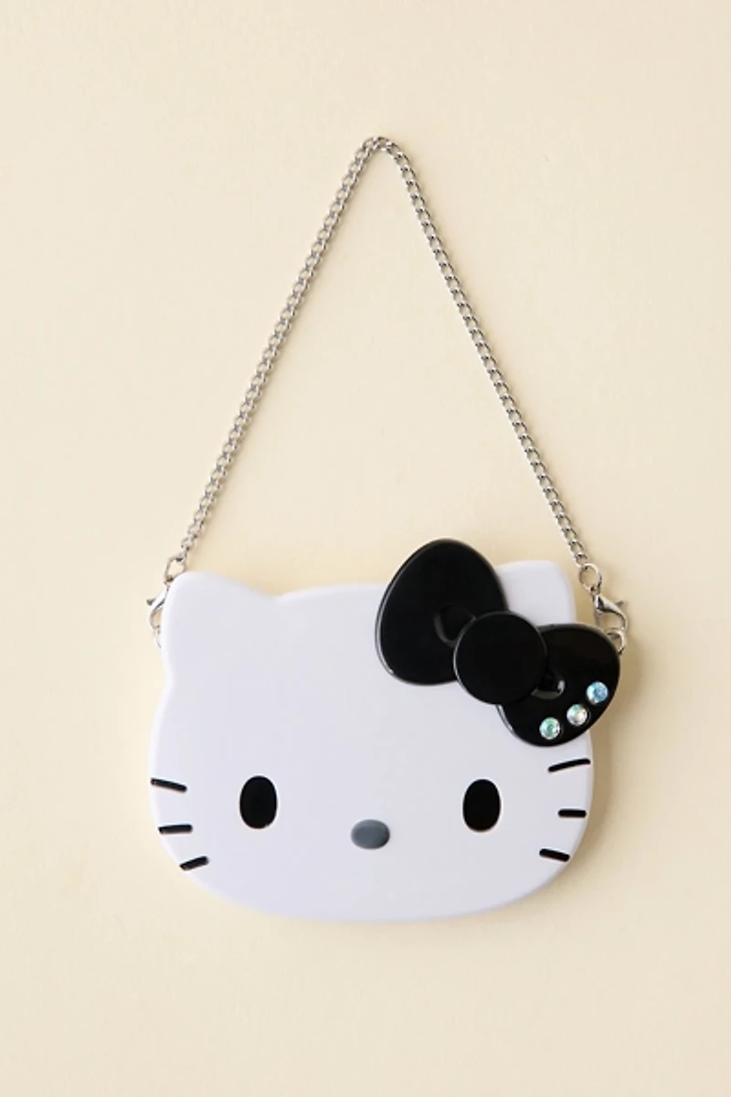 Sanrio Japan Originals Hello Kitty Shaped Compact Mirror Keychain