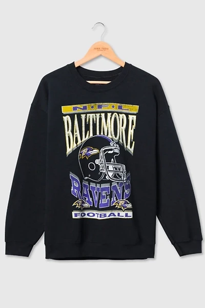 Junk Food NFL Helmet Flea Market Crew Neck Sweatshirt