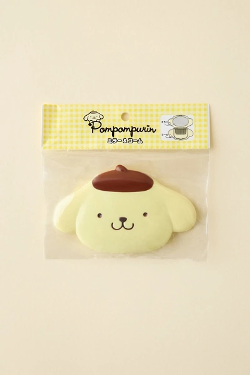 Sanrio Japan Originals Pompompurin Mirror & Comb Compact