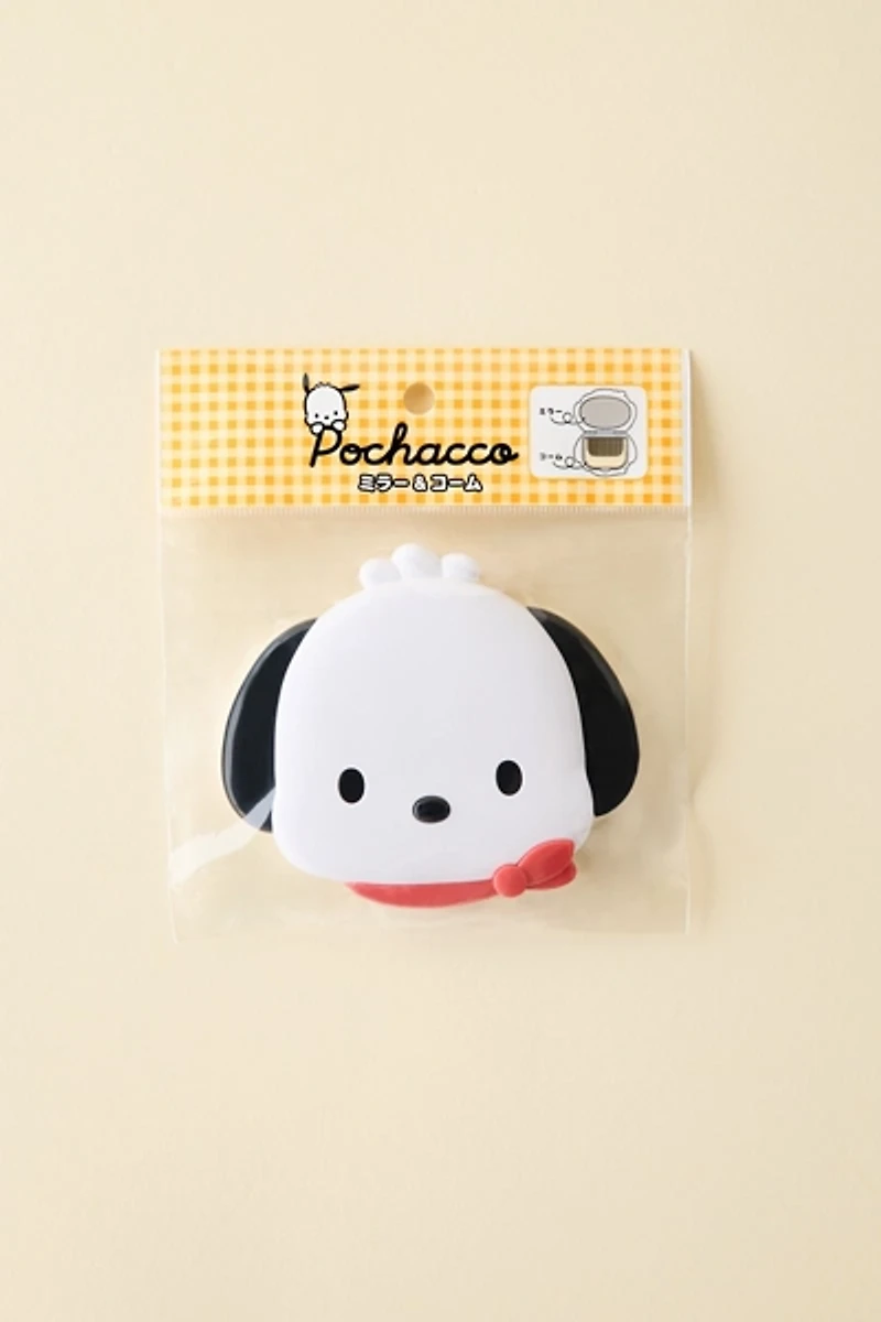 Sanrio Japan Originals Pochacco Mirror & Comb Compact