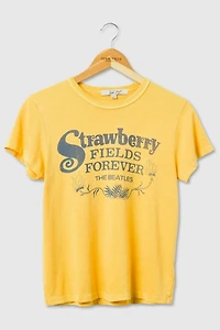 Junk Food The Beatles Strawberry Fields Forever Original Tee