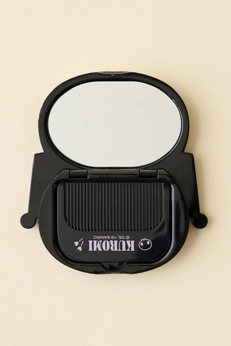 Sanrio Japan Originals Kuromi Mirror & Comb Compact