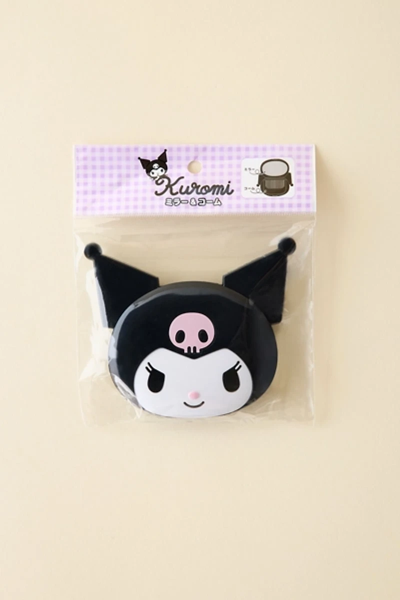 Sanrio Japan Originals Kuromi Mirror & Comb Compact