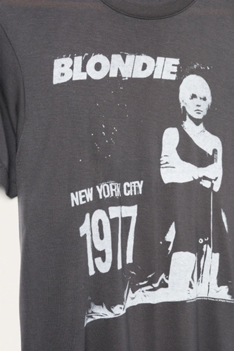 Junk Food Blondie 1977 Tissue Tee