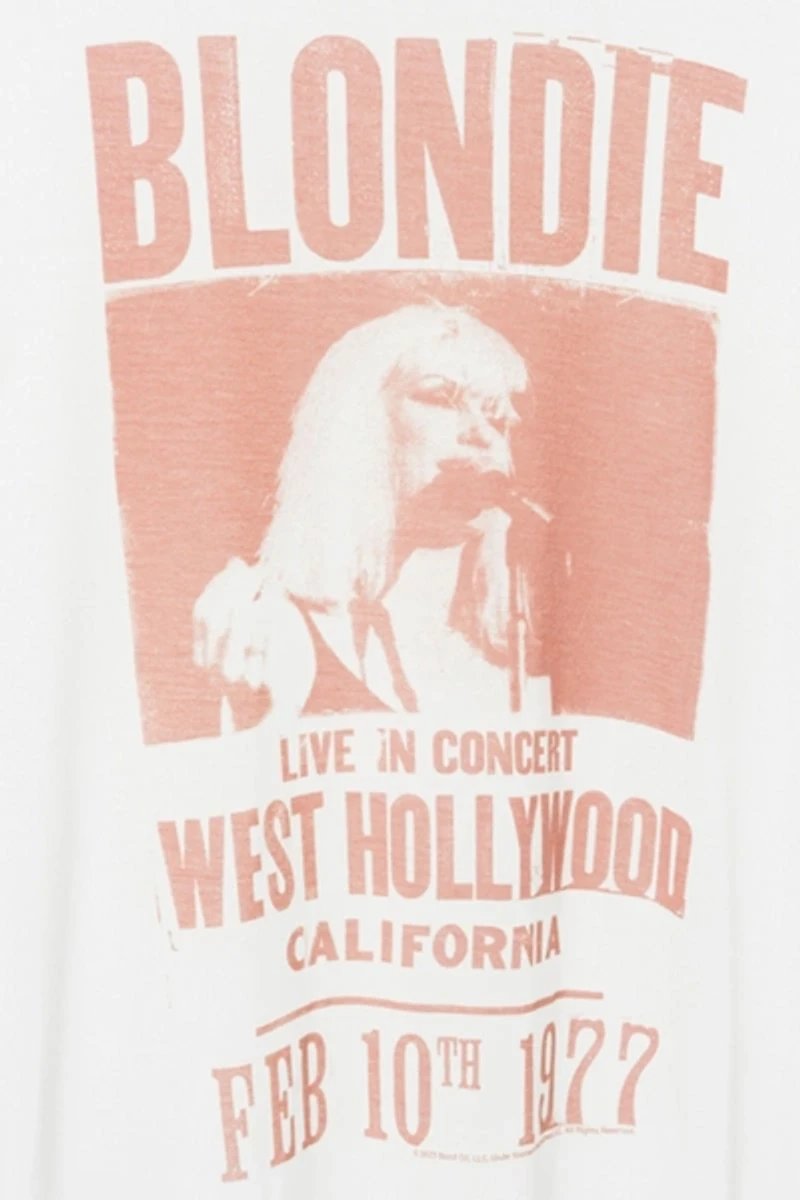 Junk Food Blondie West Hollywood Vintage Tissue Tee