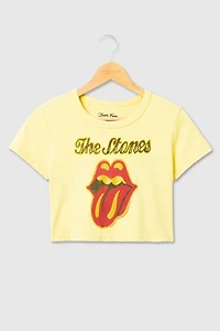 Junk Food The Rolling Stones Glitter Baby Tee