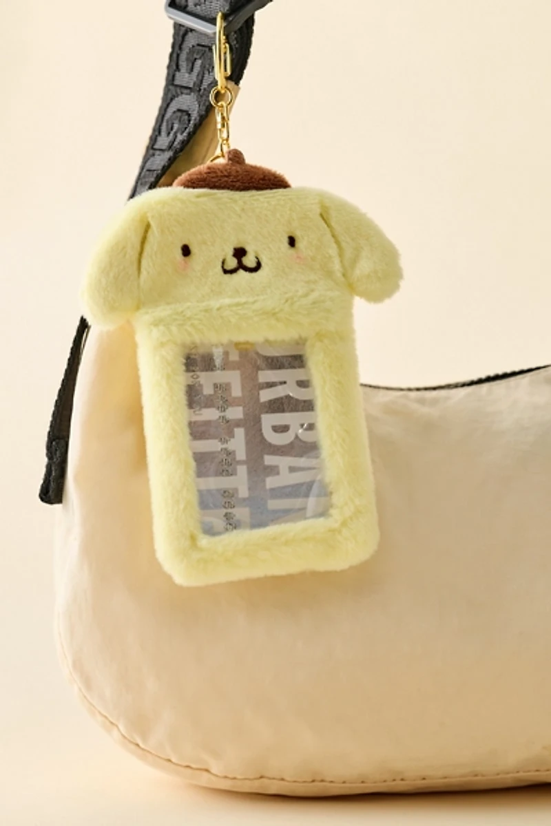Sanrio Japan Originals Pompompurin Plushie Card Holder Keychain