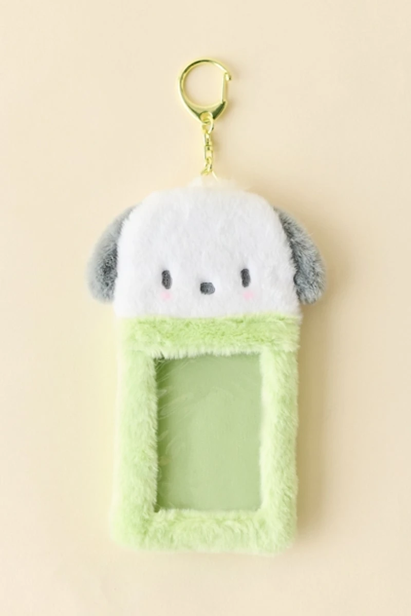 Sanrio Japan Originals Pochacco Plushie Card Holder Keychain