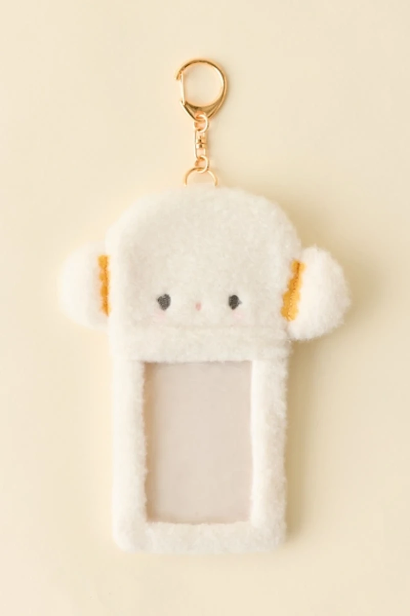 Sanrio Japan Originals Cogimyun Plushie Card Holder Keychain