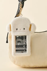 Sanrio Japan Originals Cogimyun Plushie Card Holder Keychain