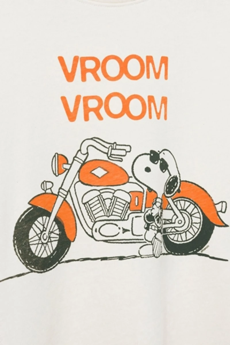 Junk Food Vroom Snoopy Vintage Tee