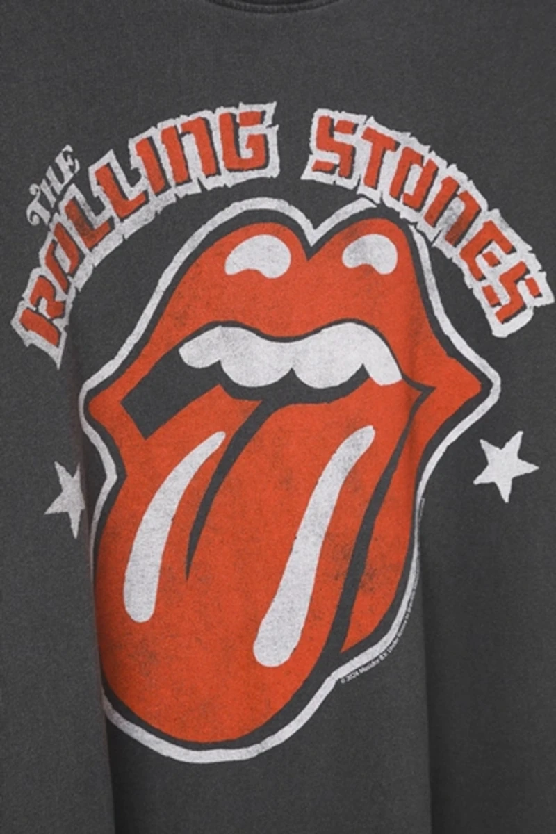 Junk Food The Rolling Stones Hot Lip Stars Tee